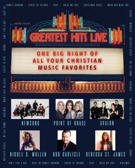 NewSong Announces “Greatest Hits Live” Tour, Featuring Avalon, Nicole C. Mullen, Bob Carlisle,...