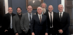 MercyMe Participates In Historic Signing Of Music Modernization Act At The White House