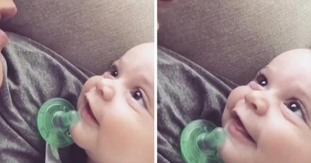 Mother Sings 'Give Me Jesus' To Smiling Baby