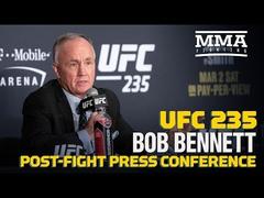 UFC 235: Bob Bennett Post-Fight Press Conference - MMA Fighting