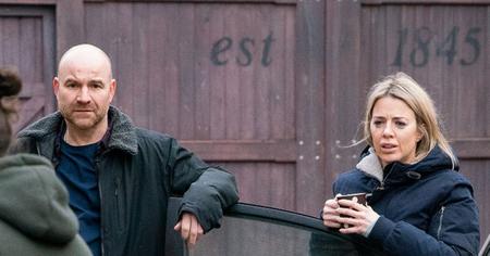 Coronation Street's Joe Duttine and Sally Carman look totally different on glam night out