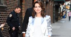 Anne Hathaway Shared the Reason Why She Repeated This Pantsuit, and We Love Her For It